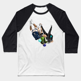 Skydiving with Friends Baseball T-Shirt